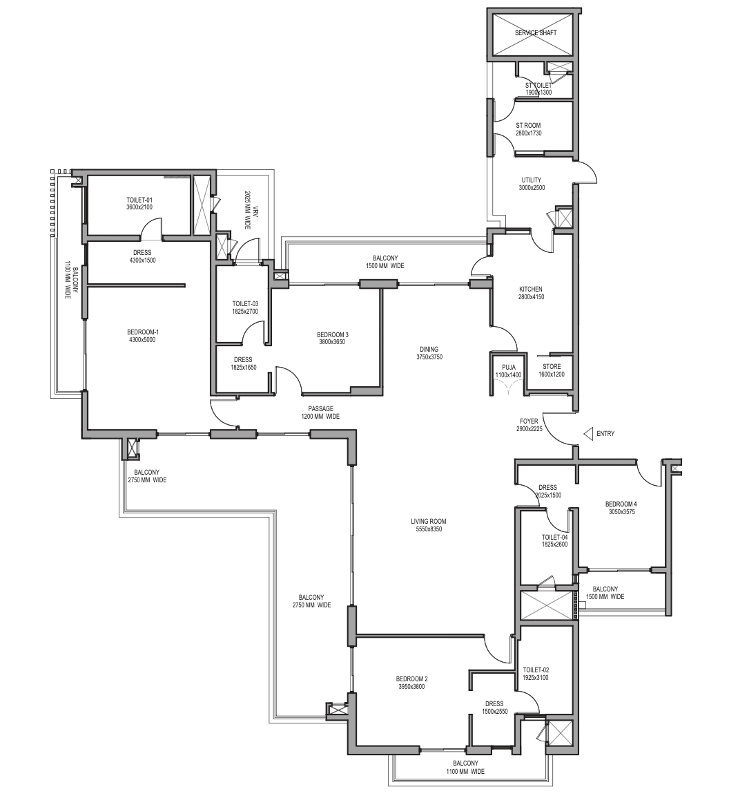 The Deck 2364 sq. ft.